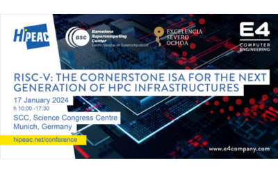 HiPEAC conference 2024 workshop: RISC-V: the cornerstone ISA for the next generation of HPC infrastructures