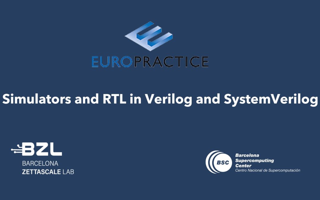 Formación Europractice: simulación y verificación RTL en Verilog y SystemVerilog